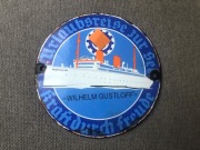 Tablica emaliowana reklamowa II WS WILHELM GUSTLOFF