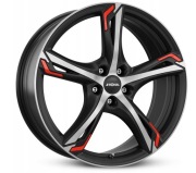 PREMIUM PIRELLI + FELGI aluminiowe RONAL R62 RED 19X8.0 5x108 ET55