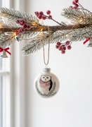 Bombki ręcznie malowane Sówki