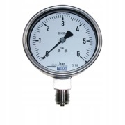 manometr kwasowy 100mm G1/2'' WIKA 232.50.100 SS316L 