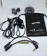 Mini mikrofon wielokierunkowy krawatowy AGPTEK