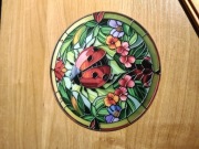 Witraż wiszący okragły