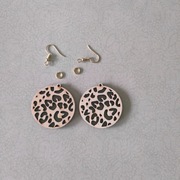 kolczyki handmade baza decoupage kol12