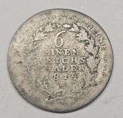 1/6 Talara z 1814 PRUSY Fryderyk Wilhelm III SREBRO Woj. Napoleońskie