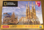 CUBIC FUN PUZZLE 3D National Geographic Barcelona Sagrada Familia