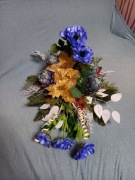 Stroik/Święta/Cmentarz/ Złoto Niebieski 