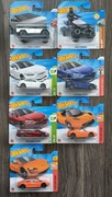 Hot Wheels Tesla Cybertruck, Cyberquad S Plaid, Roadster 