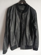 Skórzana kurtka typu bomber Napp Jeans college 100% skóra owcza nappa r L