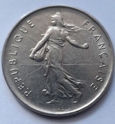 FRANCJA - MONETA 5 FRANKÓW SIEWCZYNI MIEDZIONIKIEL- 1970 rok