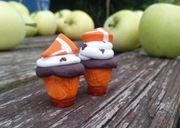 Nakrętki na wentylki rower muffinki  