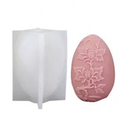 DUŻE JAJKO PISANKA Wielkanocna forma silikonowa 11.5*8.5 do Świec Odlewów 