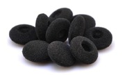 gąbki do słuchawek dousznych typu pchełki 10szt 