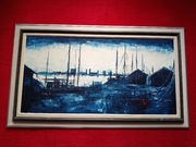 Obraz na płótnie sygnowany 