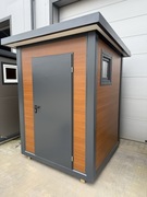 Pawilon kontener sanitarny łazienka WC kemping