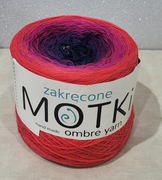 Włóczka ombre 3 nitki bawelna akryl 1200 m