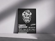 Plakat Rusina "Trapped in underground" bez ramki a3