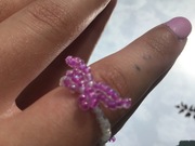 Ręcznie robiony pierścionek(motylek)