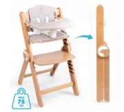KRZESEŁKO DO KARMIENIA DREWNIANE 3w1 DRÖMMER UNIQUE  NOWE POWYSTAWOWE