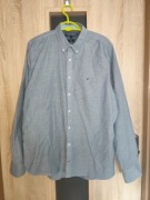 172. Niebieska męska koszula na długi rękaw rozmiar XL