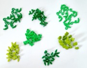 Klocki mix 19 - rośliny 160 szt.