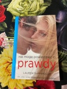 Książka pod tytułem "Nie mogę powiedzieć ci prawdy".