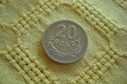 Polska 20 groszy 1968 r. 