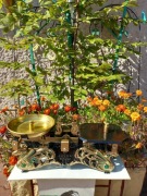 Waga zabytkowa ozdobna