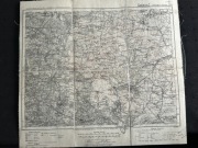 Mapa "Będzin" 1914 r. Karte des Deutschen Reich 1:100000