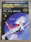 Model kartonowy PZL M26 Iskierka