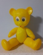 Miś zezolek plastikowy okres PRL