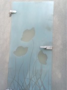 NOWE Drzwi Szklane Maki w trawie GIPSY KINGS 80