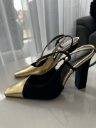 Szpilki z odkrytą piętą Marka Zara rozmiar 37