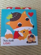 MINI PUZZLE CZUCZU, LISKI, 3+