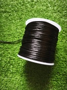 Sznurek do tworzenia biżuterii czarny, cena za 3 metra