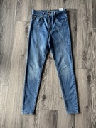 Spodnie Levis Mile High super Skinny W29 L30 Wysoki stan Elastyczne