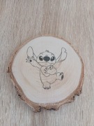 Stich. Naturalna poxkładka pod kubek dla dzieci. Drzewo