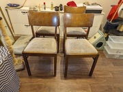 Krzesła drewniane zestaw cztery szt 4