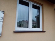 Okno PCV trzyszybowe po demontażu