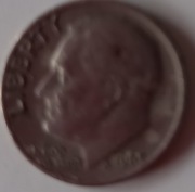 Moneta USA,wolność -ONE DIME. zest.24