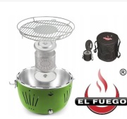 Grill węglowy El Fuego 32 x 32 cm zielony