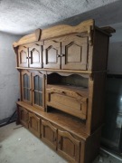 Stylowy kredens dębowy w stylu holenderskim TANIO 