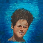 Obraz ręcznie malowany św. Carlo Acutis