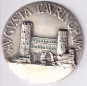 Medal włoski Avgvsta Tavrinorvm, Turyn 60 mm