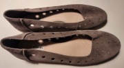 Baleriny  CLARKS roz 7 - całe ze skory naturalnej