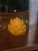 Lotos świeca z wosku pszczelego