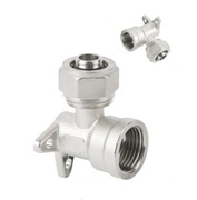 Kolano PEX GW 1/2x16 z łapkami