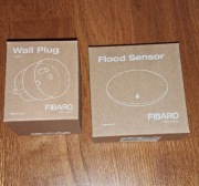 Zestaw Fibaro Flood sensor i Wall Plug Z-WAVE oryg. zamk.