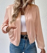 Lekka różowa damska r. L 40 kurtka bluza na zamek baseballówka