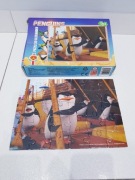 Puzzle edukacyjne, Pingwiny z Madagaskaru dla dzieci 4+