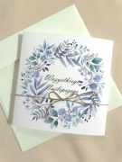 Kartka okolicznościowa ręcznie malowana